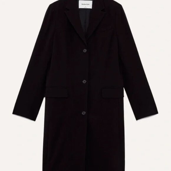 Aritzia Babaton Trent Long Blazer Jacket Black Size 0 - Picture 3 of 10